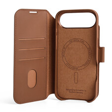 Vonmählen Kunstleder-Folio für iPhone Air, braun