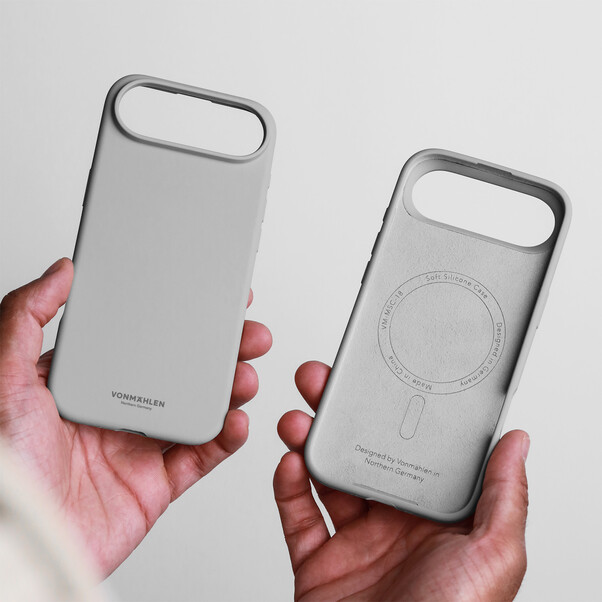 Sie sehen das Produktbild 04 von Vonmählen Silikon-Case für iPhone Air, hellgrau Vonmählen Silikon-Case für iPhone Air, hellgrau