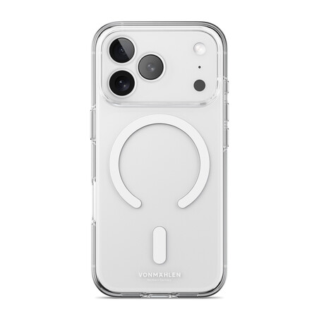 Sie sehen das Produktbild 01 von Vonmählen Transparent Case 2 für iPhone 17 Pro, weiss Vonmählen Transparent Case 2 für iPhone 17 Pro, weiss