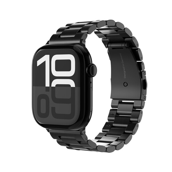 Vonmählen Gliederarmband 2 für Apple Watch 44/45/46/49mm, schwarz