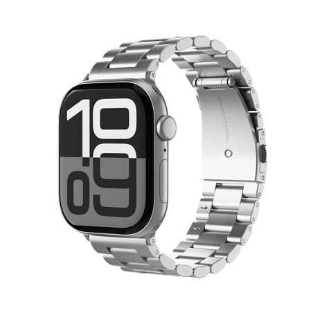 Sie sehen das Produktbild 01 von Vonmählen Gliederarmband 2 für Apple Watch 40/41/42mm, silber Vonmählen Gliederarmband 2 für Apple Watch 40/41/42mm, silber