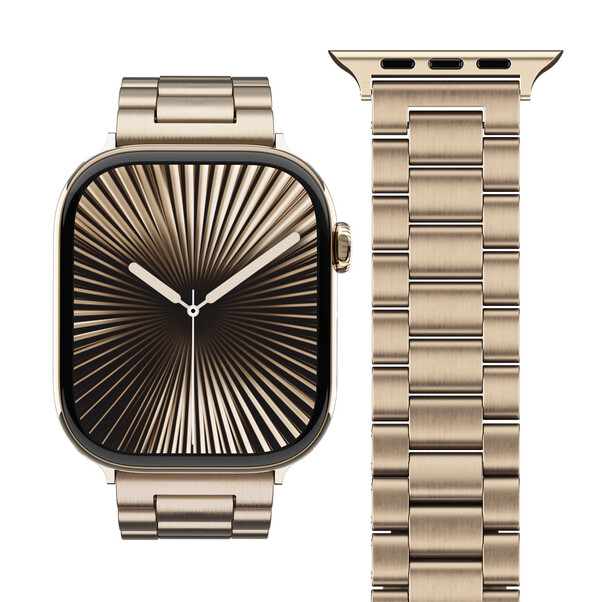 Sie sehen das Produktbild 03 von Vonmählen Gliederarmband 2 für Apple Watch 40/41/42mm, gold Vonmählen Gliederarmband 2 für Apple Watch 40/41/42mm, gold