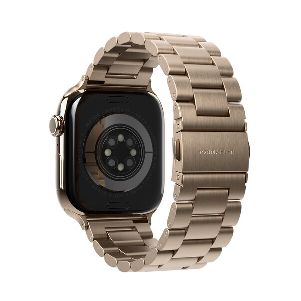 Vonmählen Gliederarmband 2 für Apple Watch 44/45/46/49mm, gold