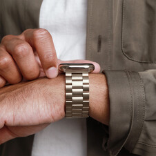 Vonmählen Gliederarmband 2 für Apple Watch 44/45/46/49mm, gold