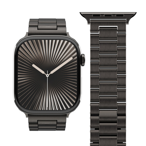 Sie sehen das Produktbild 03 von Vonmählen Gliederarmband 2 für Apple Watch 40/41/42mm, granitgrau Vonmählen Gliederarmband 2 für Apple Watch 40/41/42mm, granitgrau