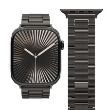 Sie sehen das Produktbild 03 von Vonmählen Gliederarmband 2 für Apple Watch 44/45/46/49mm, granitgrau Vonmählen Gliederarmband 2 für Apple Watch 44/45/46/49mm, granitgrau