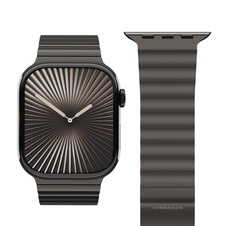 Vonmählen Edelstahl Gliederarmband Pro für Apple Watch 40/41/42mm, granitgrau