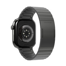 Vonmählen Edelstahl Gliederarmband Pro für Apple Watch 44/45/46/49mm, granitgrau