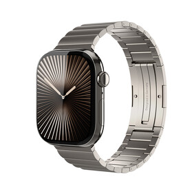 Vonmählen Edelstahl Gliederarmband Pro für Apple Watch 44/45/46/49mm, wüstensand