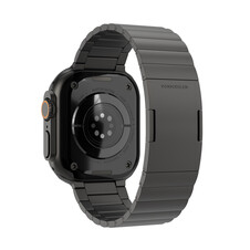 Vonmählen Titan Gliederarmband Pro für Apple Watch 44/45/46/49mm, schwarz