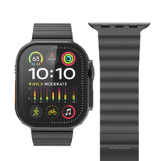 Vonmählen Titan Gliederarmband Pro für Apple Watch 44/45/46/49mm, schwarz