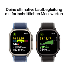 Sie sehen das Produktbild 05 von Apple Watch Ultra 3 GPS + Cellular, 49 mm Titangehäuse Natur, Ocean Armband Maritimblau Apple Watch Ultra 3 GPS + Cellular, 49 mm Titangehäuse Natur, Ocean Armband Maritimblau
