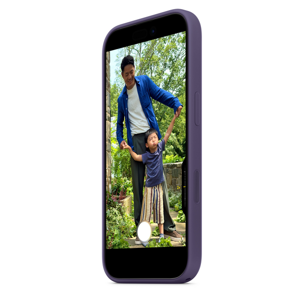 iPhone 17 Silikon Case mit MagSafe - Nebelviolett