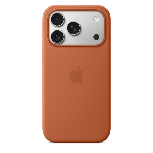 iPhone 17 Pro Silikon Case mit MagSafe - Terracotta