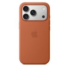 iPhone 17 Pro Silikon Case mit MagSafe - Terracotta