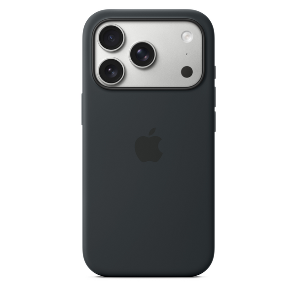 Sie sehen das Produktbild 02 von iPhone 17 Pro Silikon Case mit MagSafe - Schwarz iPhone 17 Pro Silikon Case mit MagSafe - Schwarz
