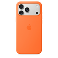 iPhone 17 Pro Max Silikon Case mit MagSafe - Orange