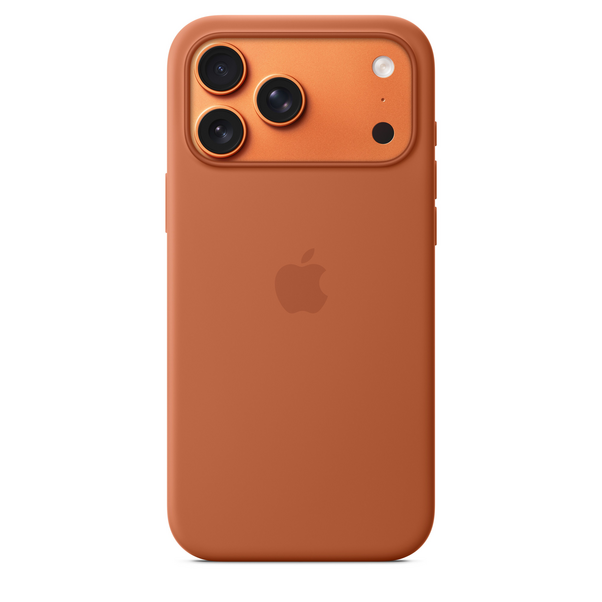 iPhone 17 Pro Max Silikon Case mit MagSafe - Terracotta