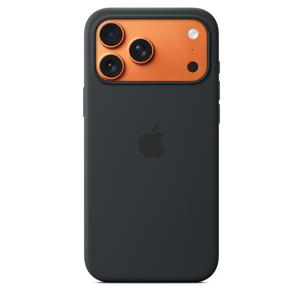 iPhone 17 Pro Max Silikon Case mit MagSafe - Schwarz