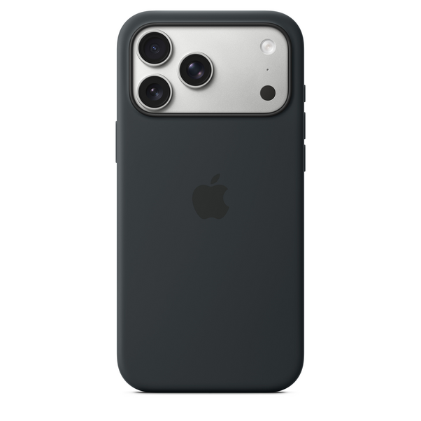 iPhone 17 Pro Max Silikon Case mit MagSafe - Schwarz