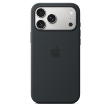 iPhone 17 Pro Max Silikon Case mit MagSafe - Schwarz