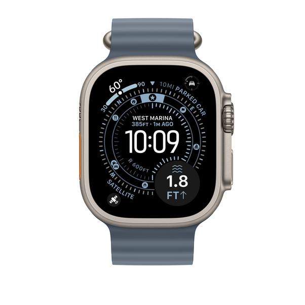 Sie sehen das Produktbild 03 von Verlängerung für 49 mm Ocean Armband Maritimblau - Titan Natur Verlängerung für 49 mm Ocean Armband Maritimblau - Titan Natur