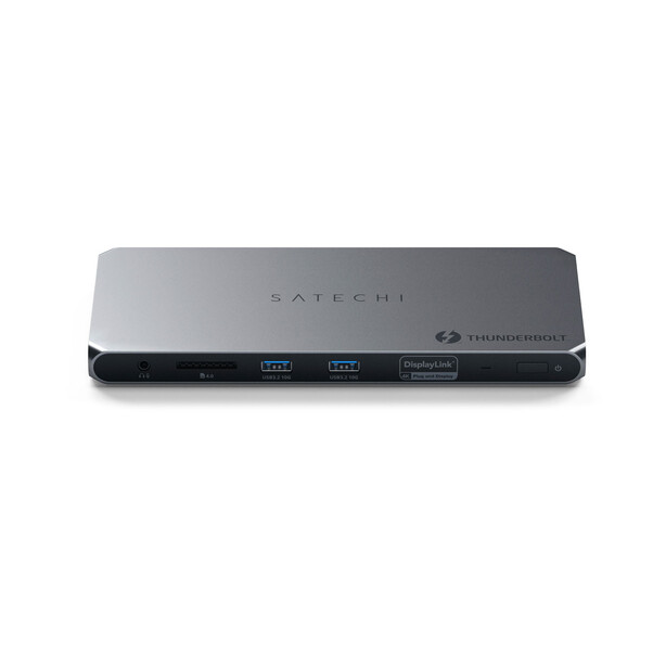 Sie sehen das Produktbild 01 von Satechi Thunderbolt 4 Docking Station mit Display Link, silber Satechi Thunderbolt 4 Docking Station mit Display Link, silber