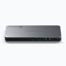 Sie sehen das Produktbild 03 von Satechi Thunderbolt 4 Docking Station mit Display Link, silber Satechi Thunderbolt 4 Docking Station mit Display Link, silber