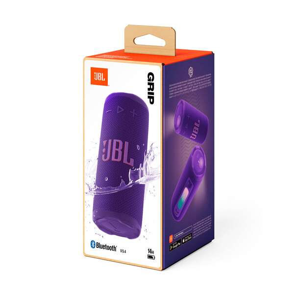 Sie sehen das Produktbild 05 von JBL Grip, kompakter Bluetooth-Lautsprecher, lila JBL Grip, kompakter Bluetooth-Lautsprecher, lila