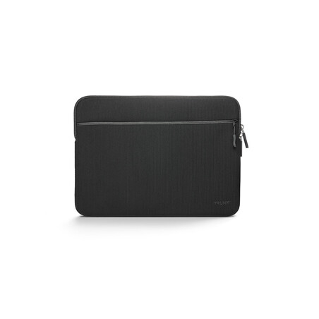 Trunk Textile Neopren Sleeve gerippt für MacBook Air/MacBook Pro 13" mit Tasche, schwarz