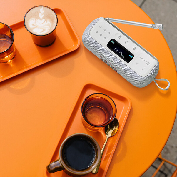 JBL Tuner 3, Bluetooth-Lautsprecher mit Radio, weiss