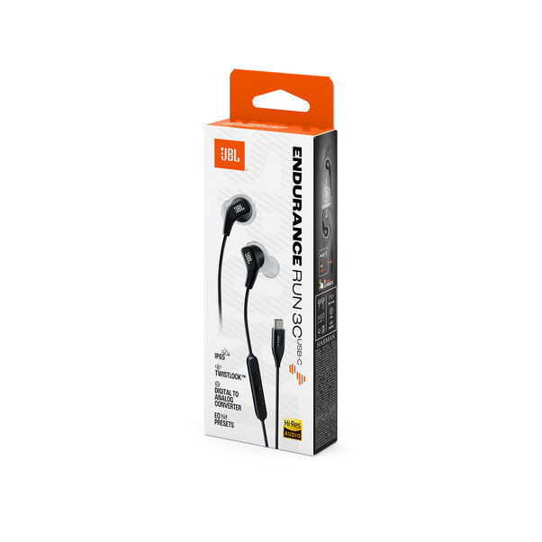 Sie sehen das Produktbild 06 von JBL Endurance RUN 3C, In-Ear-Sport-Kopfhörer mit Kabel, schwarz JBL Endurance RUN 3C, In-Ear-Sport-Kopfhörer mit Kabel, schwarz