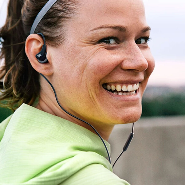 JBL Endurance RUN 3C, In-Ear-Sport-Kopfhörer mit Kabel, weiss