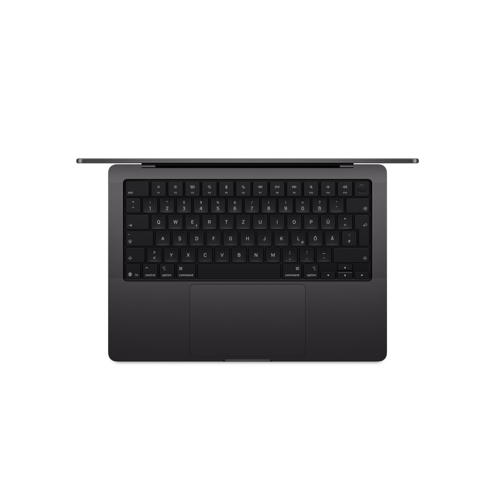 14" MacBook Pro: Apple M5 Chip mit 10‑Core CPU und 10‑Core GPU, 1 TB SSD - Space Schwarz