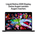 14" MacBook Pro: Apple M5 Chip mit 10‑Core CPU und 10‑Core GPU, 1 TB SSD - Space Schwarz