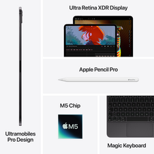 Sie sehen das Produktbild 08 von 13" iPad Pro Wi-Fi 2 TB Standardglas - Space Schwarz (M5) 13" iPad Pro Wi-Fi 2 TB Standardglas - Space Schwarz (M5)