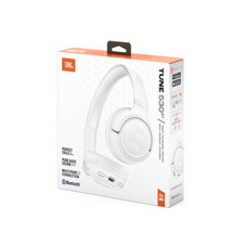 JBL TUNE530BT, On-Ear Bluetooth Kopfhörer, weiss