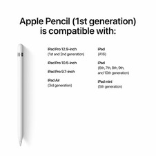 Sie sehen das Produktbild 04 von Apple Pencil (1. Generation) - Beinhaltet USB-C auf Apple Pencil Adapter Apple Pencil (1. Generation) - Beinhaltet USB-C auf Apple Pencil Adapter