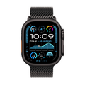 Sie sehen das Produktbild 04 von Apple Watch Ultra 2 GPS + Cellular, 49 mm Titangehäuse Schwarz, Milanaise Armband Titan Schwarz – S Apple Watch Ultra 2 GPS + Cellular, 49 mm Titangehäuse Schwarz, Milanaise Armband Titan Schwarz – S