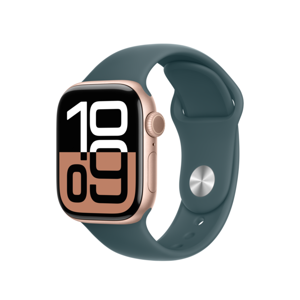 Sie sehen das Produktbild 03 von Apple Watch 42mm Sportarmband, seegrün - M/L Apple Watch 42mm Sportarmband, seegrün - M/L
