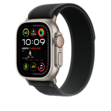 Apple Watch 49mm Trail-Loop, schwarz - M/L - Gehäusefarbe natur
