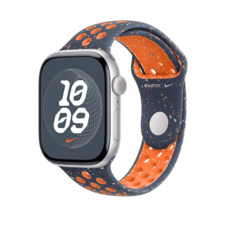 Sie sehen das Produktbild 04 von Apple Watch 46mm Nike Sportarmband, blue flame - M/L Apple Watch 46mm Nike Sportarmband, blue flame - M/L