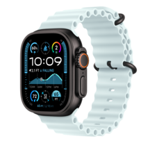 Sie sehen das Produktbild 03 von Apple Watch 49mm Verlängerung Ocean-Armband, kristallblau - Gehäusefarbe schwarz Apple Watch 49mm Verlängerung Ocean-Armband, kristallblau - Gehäusefarbe schwarz