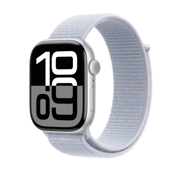 Apple Watch 46mm Sport Loop, wolkenblau