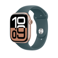 Apple Watch 46mm Sportarmband, seegrün - S/M