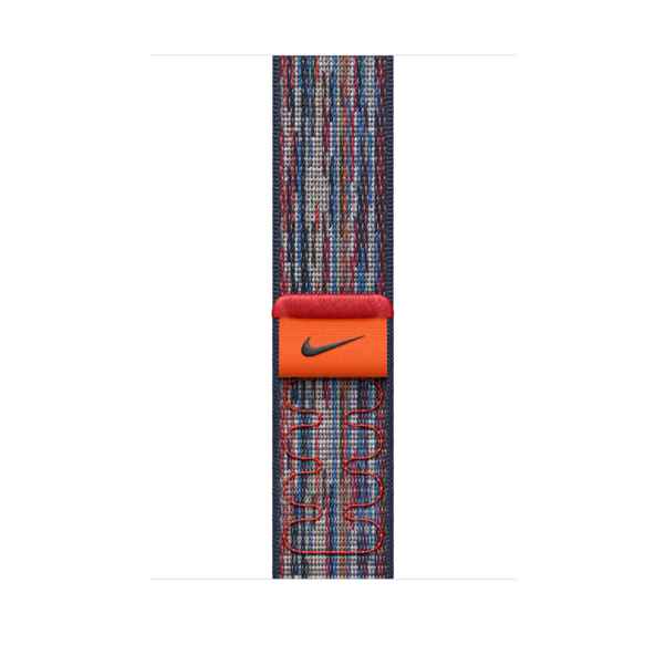 46 mm Nike Sport Loop Blau/Rot