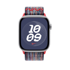 46 mm Nike Sport Loop Blau/Rot