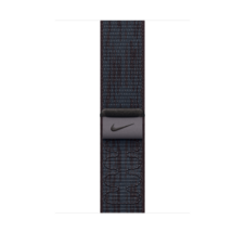 Sie sehen das Produktbild 02 von Apple Watch 46mm Nike Sport Loop, schwarz/blau Apple Watch 46mm Nike Sport Loop, schwarz/blau