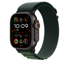 49 mm Alpine Loop Dunkelgrün – Large – Titan Schwarz