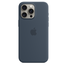 Sie sehen das Produktbild 02 von Apple iPhone 15 Pro Max Silikon Case mit MagSafe, sturmblau> Apple iPhone 15 Pro Max Silikon Case mit MagSafe, sturmblau>